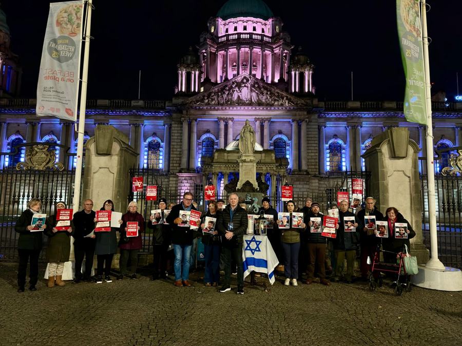 Mahnwache in Belfast, 7.10.2025