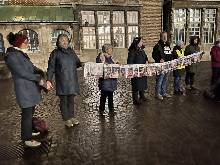 Mahnwache in Bremen, 7.10.2025