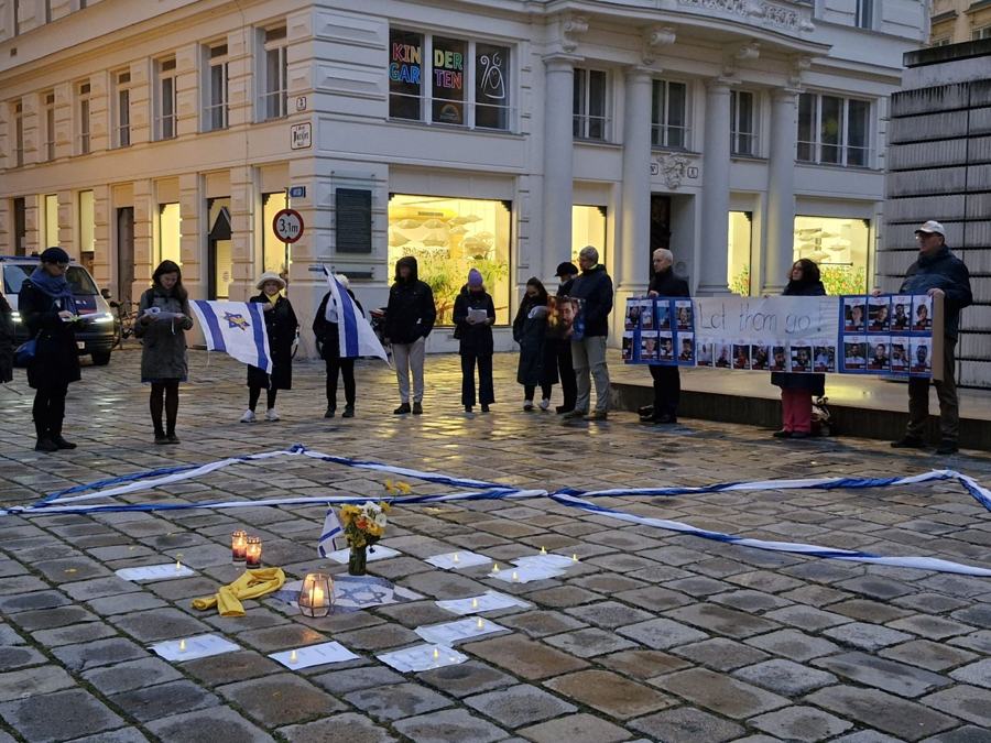 Mahnwache in Wien, 7.10.2025