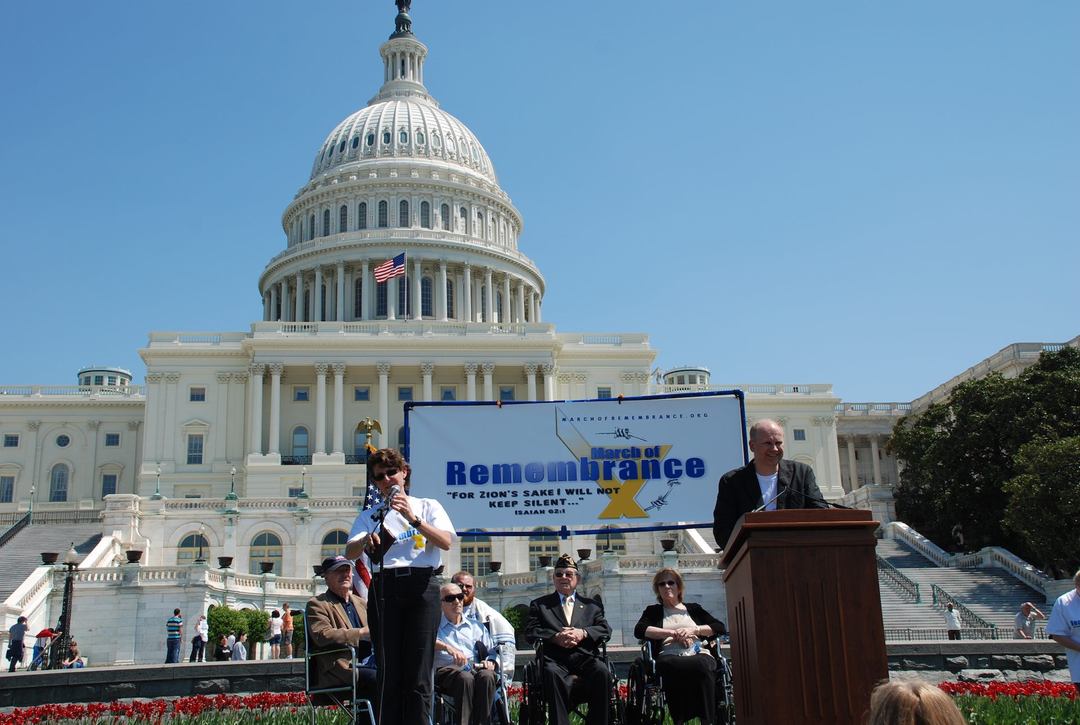 March of Remembrance gathering in front of the United States Capitol in Washington, D.C.