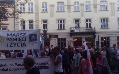 Dritter Marsch des Lebens in Krakau ehrte jüdisches Leben